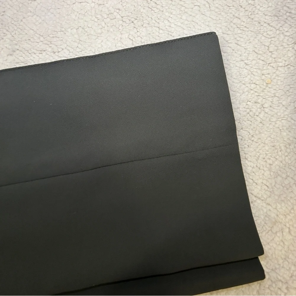 Zara Dark Green High-Waisted Wide-Leg Pants